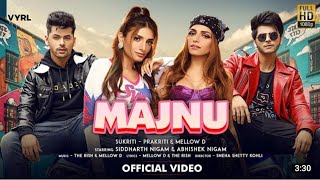 Mera Majnu Banke Ghum Raha Hai Official  Sukriti amp Prakriti Songs  Majnu Siddharth amp Abhishek [upl. by Otrebilif396]