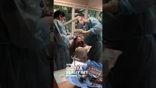 Extraction and bone graft cosmeticdentist dentalimplants [upl. by Laith488]