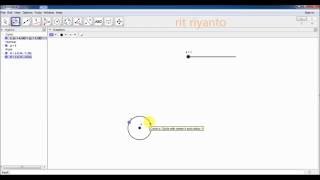 Circular Arc Animation with Geogebra [upl. by Penland529]