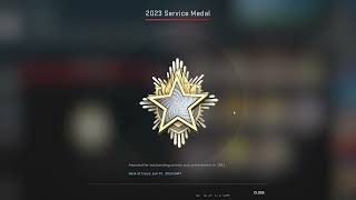 CSGO 2023 Service Medal [upl. by Hilly]