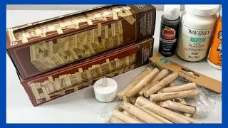 Dollar Tree Mini Fireplace DIY  Fall Decor DIY  Just 1 Quick Craft [upl. by Caressa517]