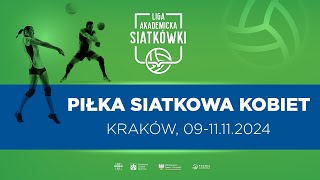 Liga Akademicka AZS  Kraków  Piłka Siatkowa K  AWF Kraków  UEK Kraków [upl. by Enirehs]