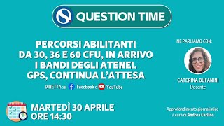 Percorsi abilitanti da 30 36 e 60 CFU in arrivo i bandi degli atenei GPS continua l’attesa [upl. by Ailicec769]