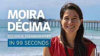 A Scientists Life in 99 Seconds Biological Oceanographer Moira Décima [upl. by Sualokcin]