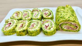 ROTOLO DI ZUCCHINE FARCITO AL FORNO SENZA FRIGGERE LA RICETTA LIGHT CHE TUTTI AMANO  PIATTO FREDDO [upl. by Acilejna]