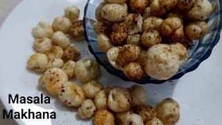 Masala Phool Makhana snack  Weight loss snack recipes  Lotus seeds [upl. by Deny847]