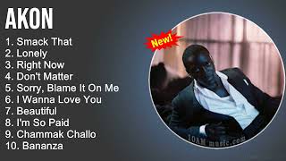 Akon Greatest Hits  Smack That Lonely Right Now Dont Matter  Rap Songs 2022 Mix [upl. by Anilec]