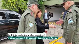 La Ministra de Seguridad de la Nación Dra Patricia Bullrich visitó el Edificio Centinela [upl. by Mudenihc]