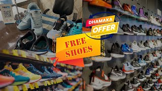 Dhamaka Offer  Free Shoes shoes sports sneakers sportsshoeswholesaler sportsequipment fashion [upl. by Veronika682]