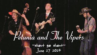 Petunia and The Vipers “shout go shout” June 27 2024 Alcove QC [upl. by Elrebmik]