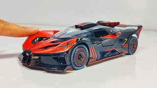 Bugatti Bolide Diecast Model 124 Scale Unboxing and Crazy Review [upl. by Analeh]