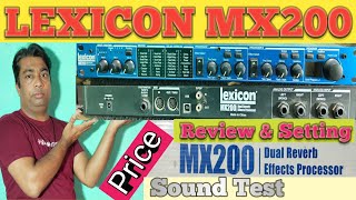 Lexicon MX200 Dual Reverb Effect Processor Review amp Effects Setting [upl. by Myna]