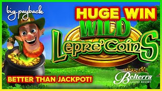 BETTER THAN JACKPOT Wild LepreCoins Slot  I JUST KEPT WINNING [upl. by Eelydnarb]