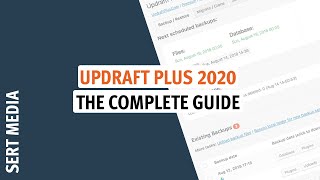 UpdraftPlus Tutorial 2020  How To Setup amp Configure UpdraftPlus Free For WordPress  UpdraftPlus [upl. by Bengt410]