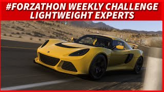 FH5 Forzathon Weekly Challenge LIGHTWEIGHT EXPERTS [upl. by Yelkao]