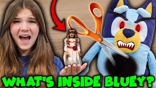 Whats Inside Creepy Bluey He Ate ANNABELLE [upl. by Clayborne]