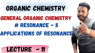 GOC  11  APPLICATIONS OF RESONANCE  RESONANCE  Organic Chemistry NEET amp JEE letmeteachchem [upl. by Aw]