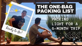 🌍✈️ Jamess Ultimate 6Month RoundtheWorld Trip Packing Guide ✈️🌍 [upl. by Animas]