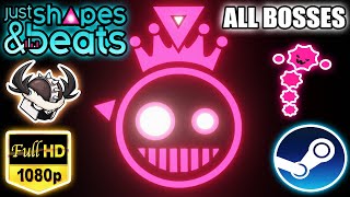 Just Shapes amp Beats Story Mode  All Bosses With Cutscenes HD 1080p60FPS [upl. by Elirpa]