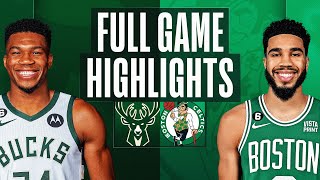 BUCKS at CELTICS  FULL GAME HIGHLIGHTS  December 25 2022 [upl. by Orimar]