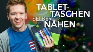 Tablet Hülle selber nähen  DIYSunday [upl. by Oirasan451]