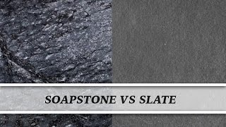 Soapstone vs Slate  Countertop Comparison [upl. by Berlauda]