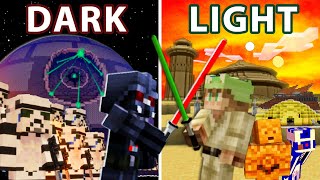 200 Players Simulate Star Wars in Minecraft [upl. by Lletniuq209]