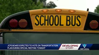 JCPS board holding special meeting to vote on transportation plan [upl. by Nnail900]