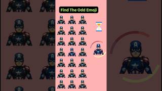 Find the odd one emoji out superhero marvel oddoneout [upl. by Eolc]