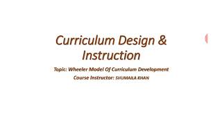 Wheeler model of curriculum development [upl. by Bracci]