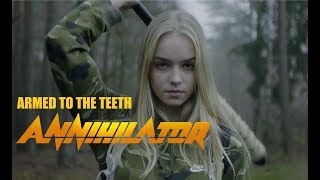 ANNIHILATOR  Armed To The Teeth Official Video [upl. by Dorcy]