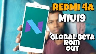 Redmi 4A MIUI9 Global Beta Rom Out  Redmi 4A Nougat update Out [upl. by Tamarra]