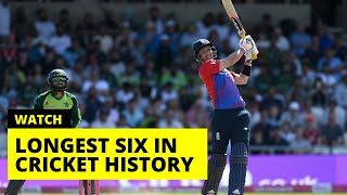 WATCH Longest Six In Cricket History  FULL VIDEO [upl. by Julita]