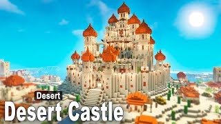 Minecraft How to build a Desert Castle  Tutorial part1 [upl. by Malchus]