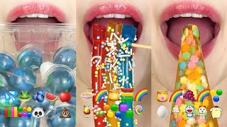 asmr 30 MINUTES EMOJI FOOD CHALLENGE FOR SATISFYING amp RELAXING 다양한 이모지 먹방 eating sounds [upl. by Dorkus530]