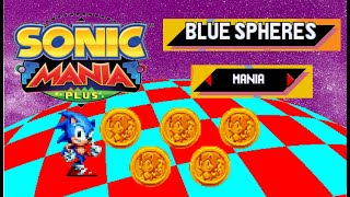 SONIC MANIA  BLUE SPHERES MANIA  5 GOLD MEDALS 3 [upl. by Debbee921]