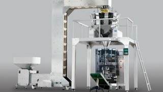 stainless steel multihead weighing filling packaging machinery VFFS for granules powder large bags [upl. by Pelligrini]