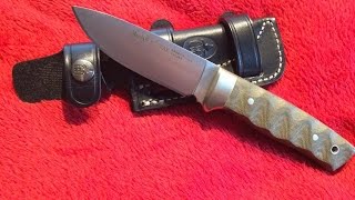 Muela Kodiak Micarta  Knife Review [upl. by Ynohtnad282]