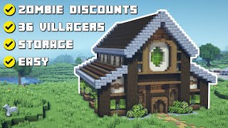 Minecraft  Ultimate Villager Trading Hall Tutorial How to Build [upl. by Kiyoshi]