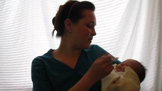 Alternate feeding methods for a newborn baby  How To [upl. by Erdnoid]