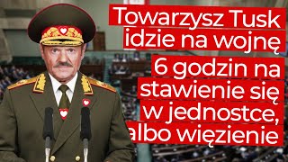 Nowe rozporządzenie MON 6 godzin na stawienie się w wojsku albo więzienie [upl. by Anirol946]