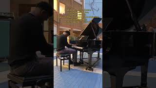 Playing Beethovens Moonlight sonata 3rd movement at a hospital [upl. by Ecirtaemed]