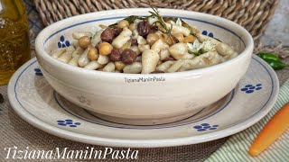 CAPUNTI PUGLIESI CON PIGNATA DI FAGIOLI E CECI 😋LA CUCINA POVERA DI UNA VOLTA  LA RICCHEZZA DI OGGI [upl. by Hairahcez720]