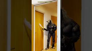 Funny video try not to laugh werewolf vs Ghost face in London house bhoot wala shorts viralvideo [upl. by Kurtzig]