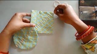 diyhow to make fabric butterfly clipbutterfly diybest use of left over fabricAsfi Antik Batik [upl. by Anyaj835]