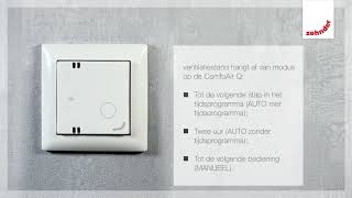 Zehnder CO2 sensor met ComfoAir Q Ventilatiestand instellen [upl. by Gower769]