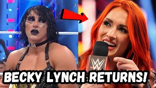 Becky Lynch Returns Will She Take Rhea Ripley’s Spot at Survivor Series [upl. by Yenaj980]