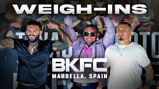 BKFC ON DAZN SPAIN WeighIn  LIVE [upl. by Lucias]