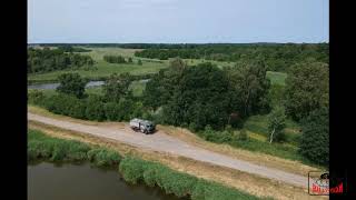 Usedom Testfahrt und Drohnentest Insel Gnitz [upl. by Eenrahc894]