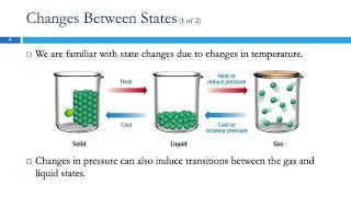 122 Solids Liquids amp Gases A Molecular Comparison [upl. by Eneres]